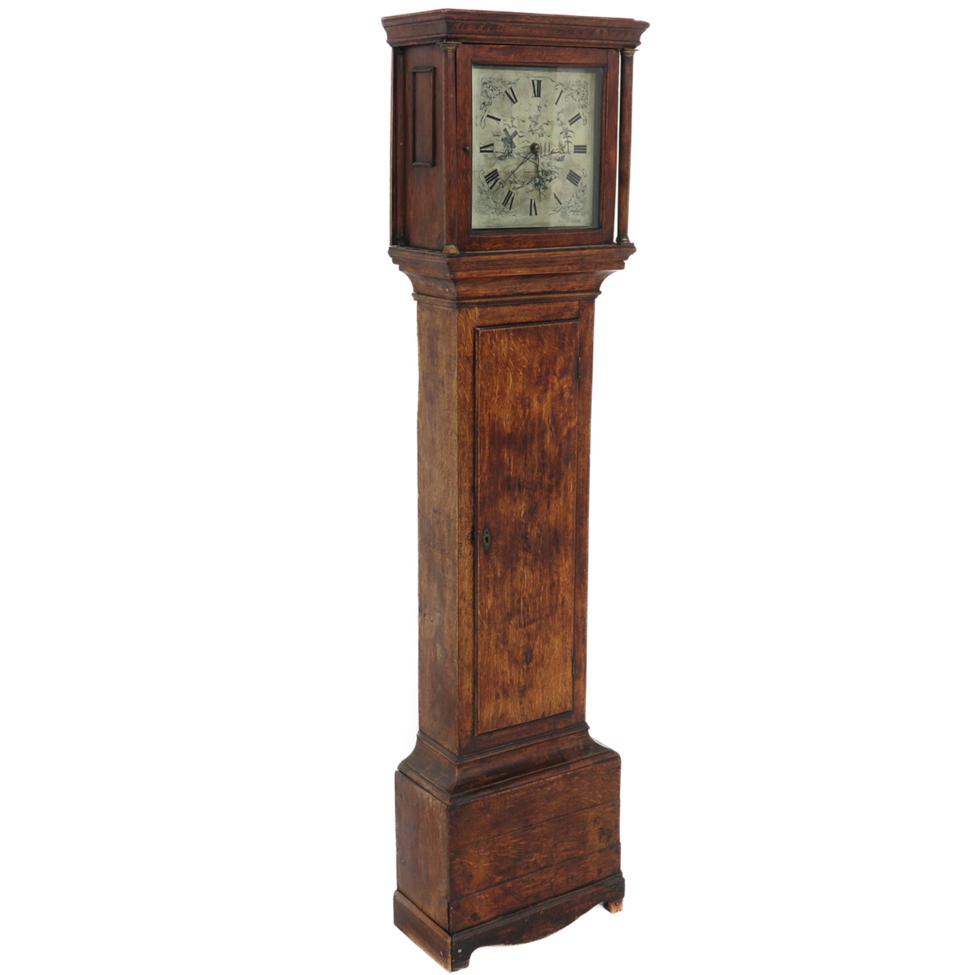 An English Standing Clock - Image 2 of 8