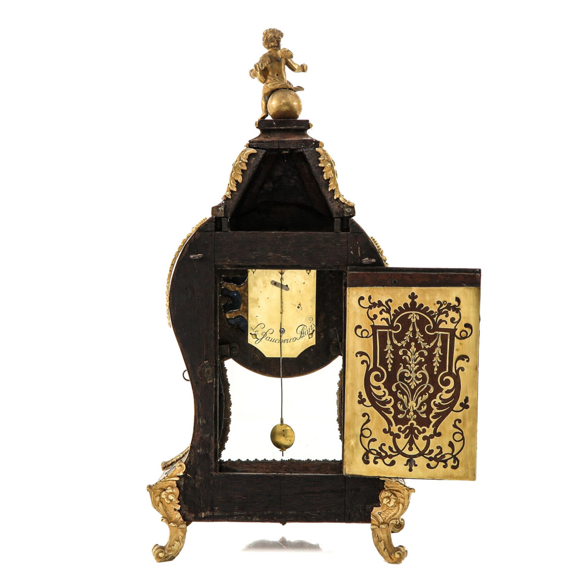 A Neuchatel Clock Signed Gaucheuv Paris - Image 3 of 7
