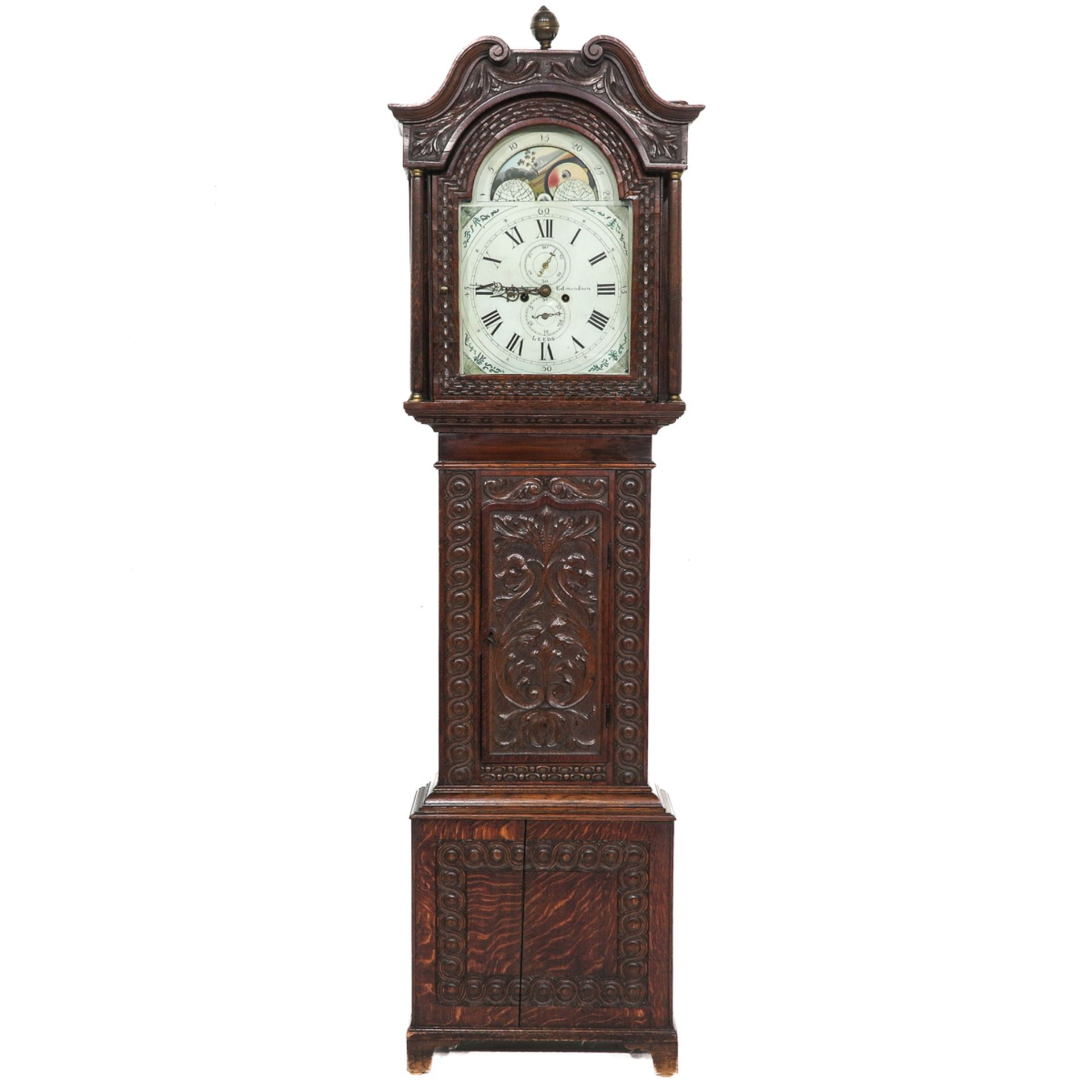 A Standing Clock Signed Tinker & Edmondson Leeds