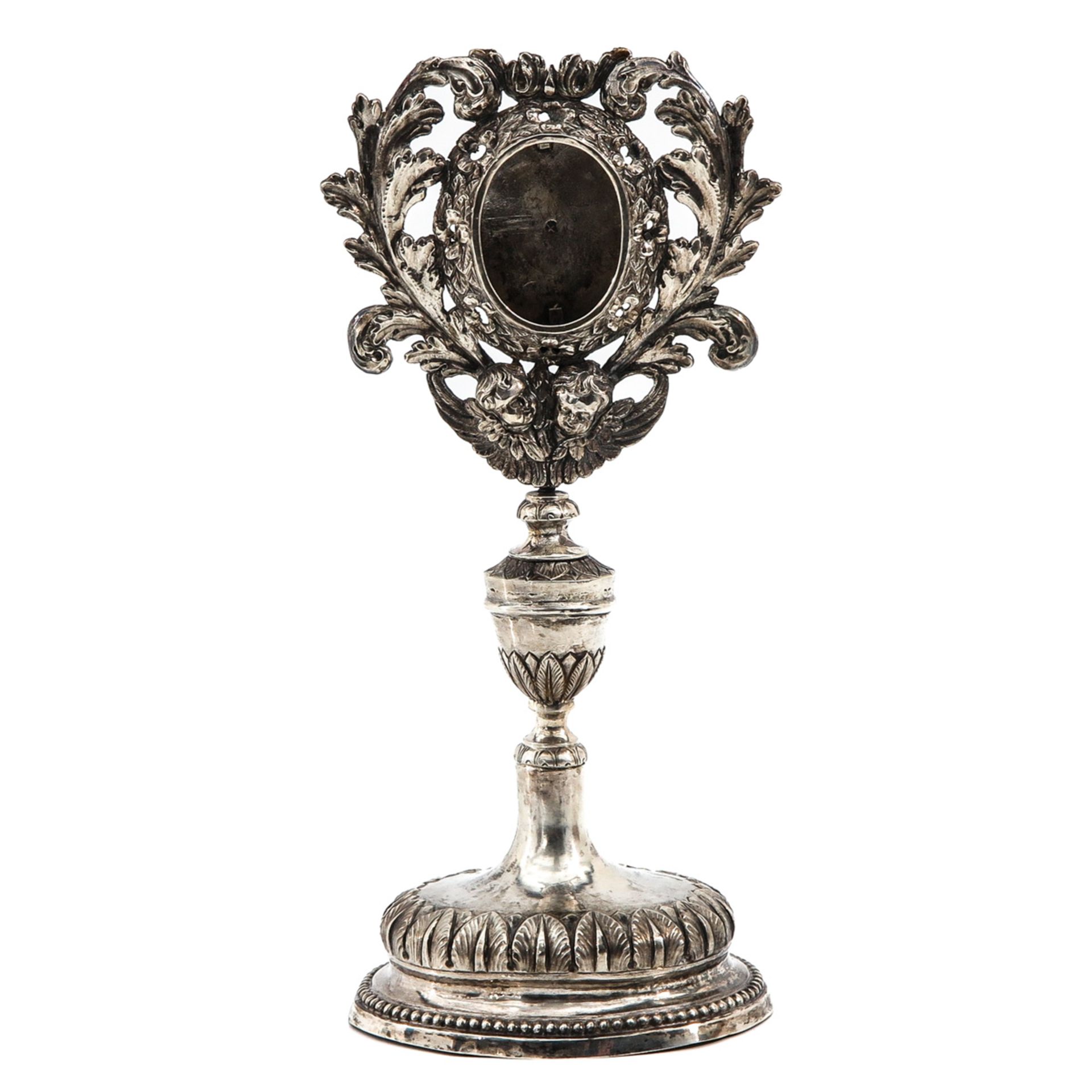 A 19th Century Silver Relic Holder