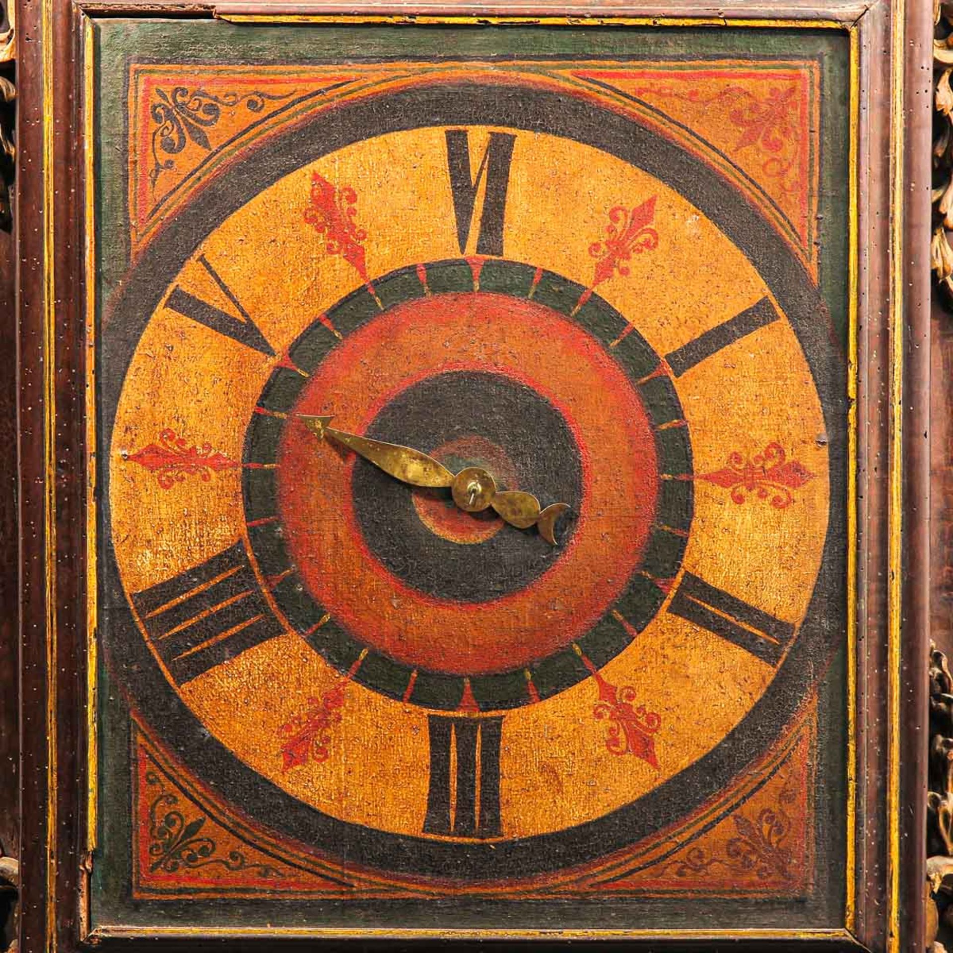 A 17th Century Tuscany Wall Clock - Image 4 of 8