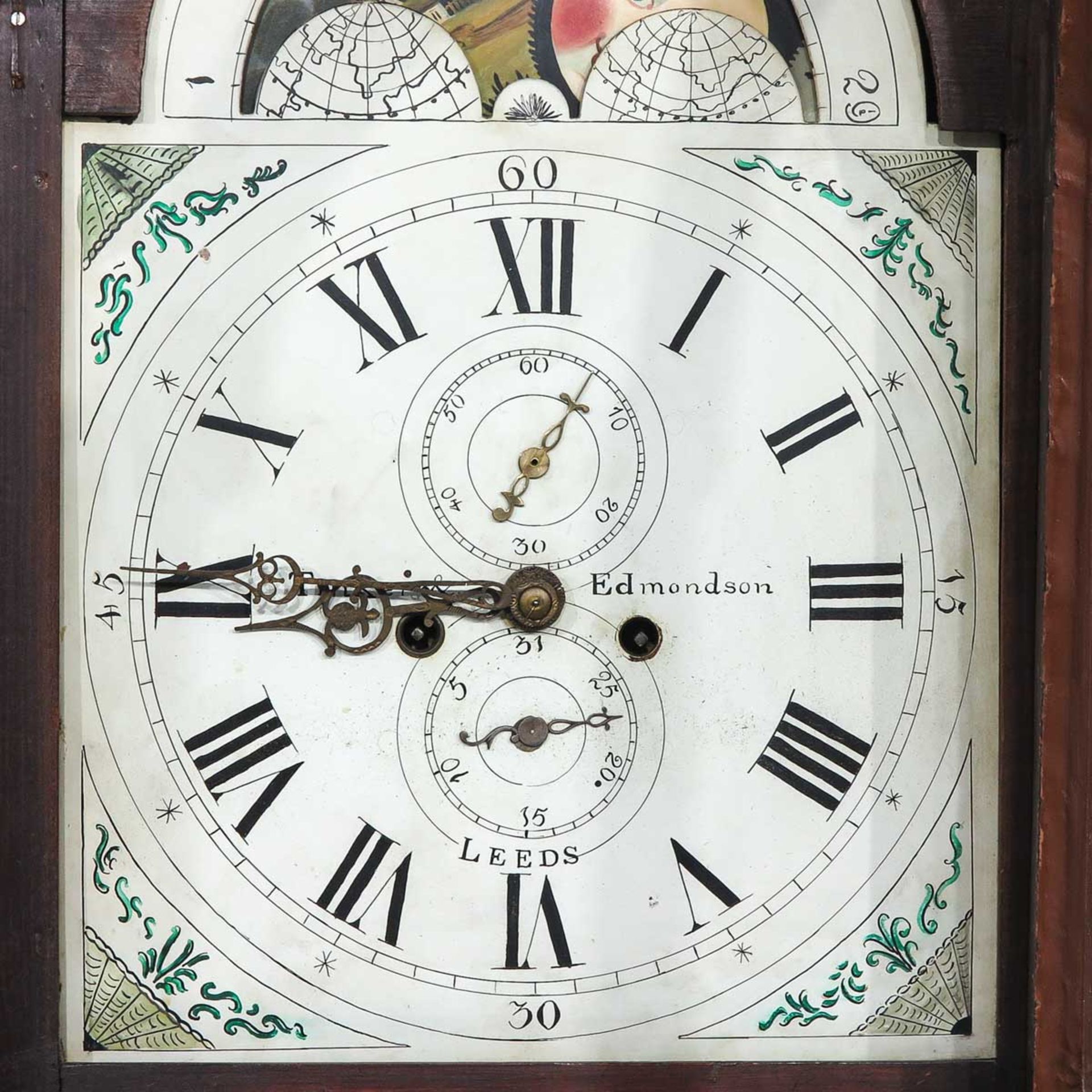 A Standing Clock Signed Tinker & Edmondson Leeds - Bild 4 aus 9