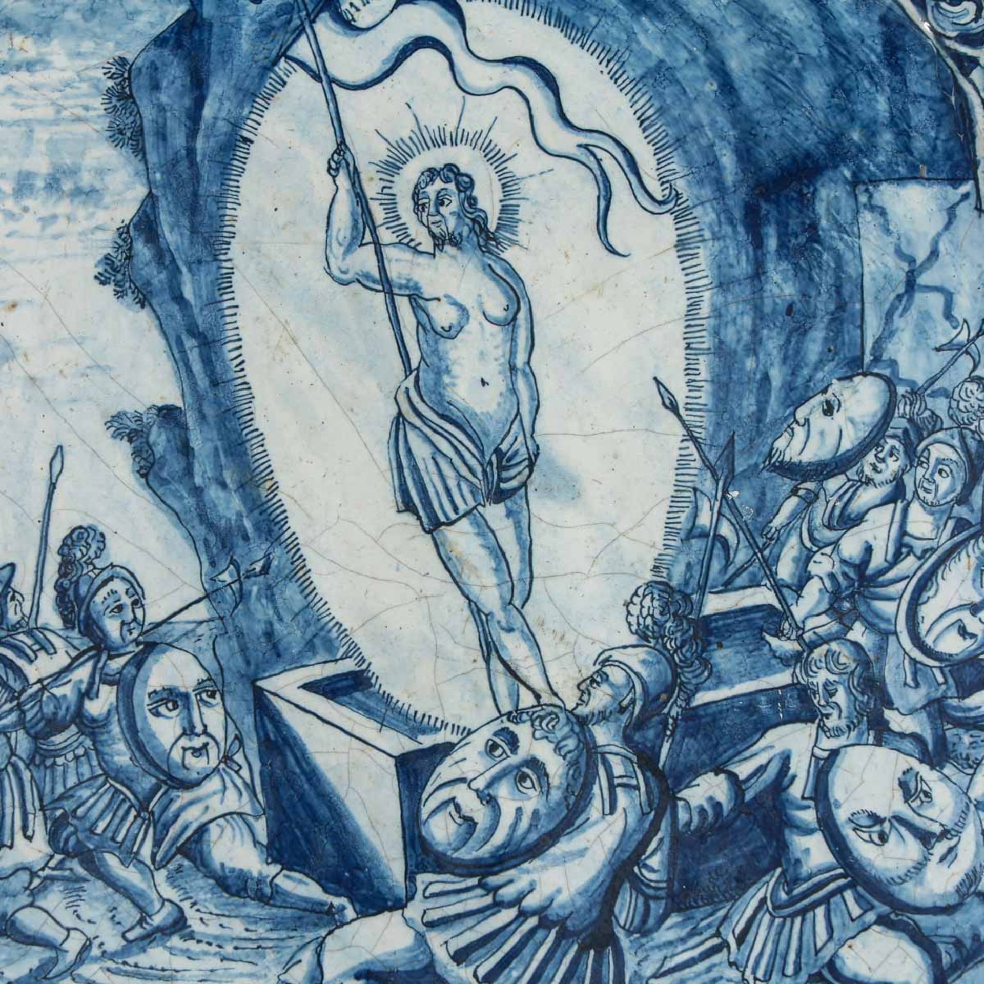 An 18th Century Delft Plaque - Bild 4 aus 4