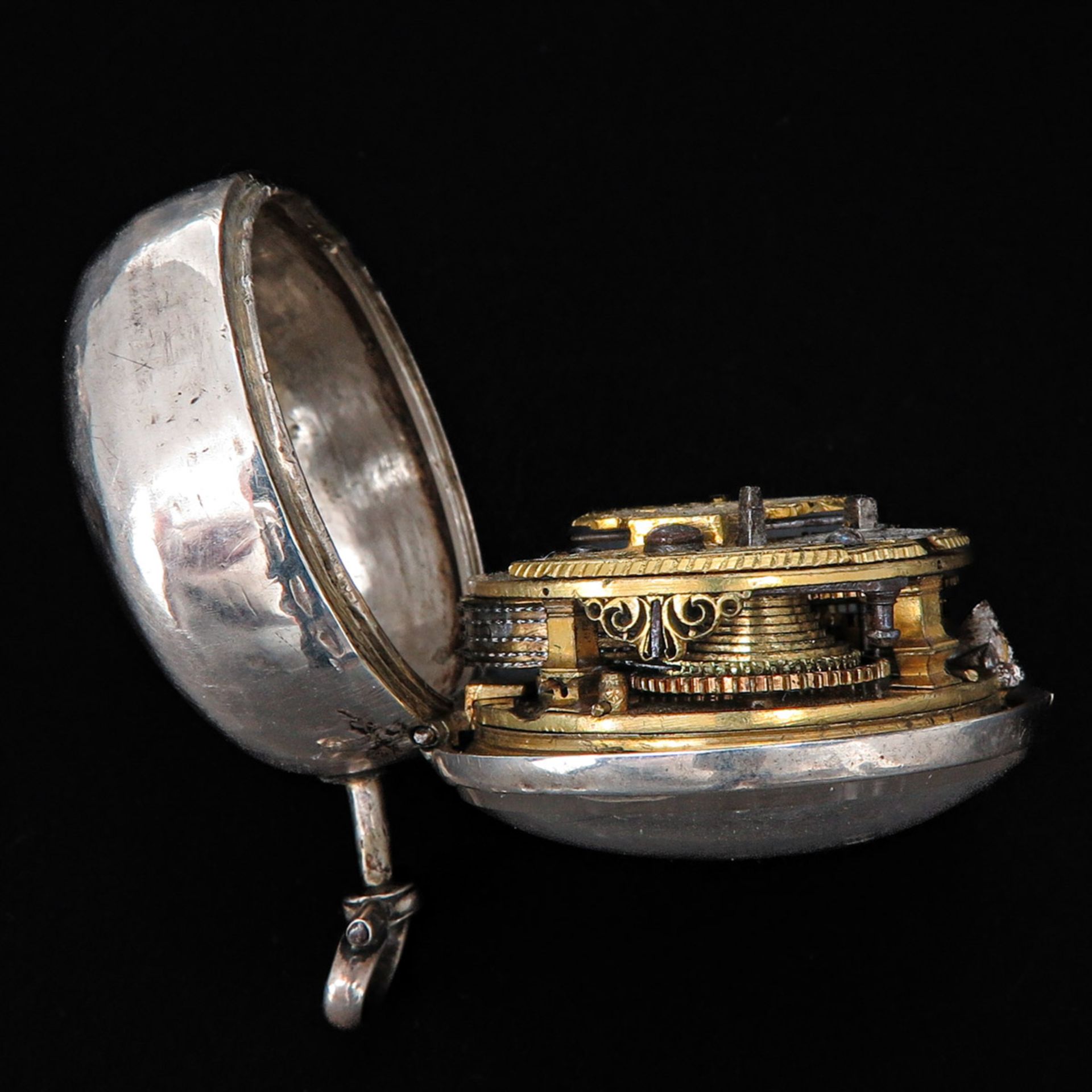 A Silver Pocket Watch Signed Weldon London Circa 1770 - Bild 6 aus 8