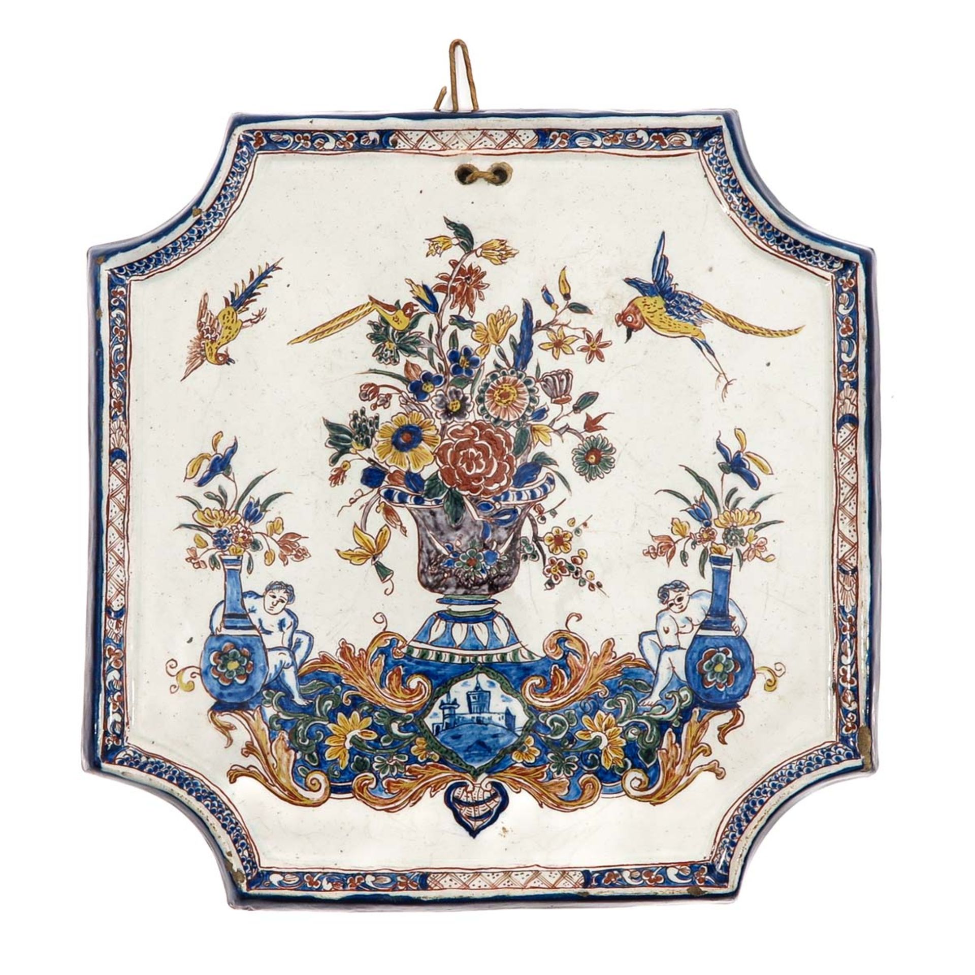An 18th Century Delft Plaque