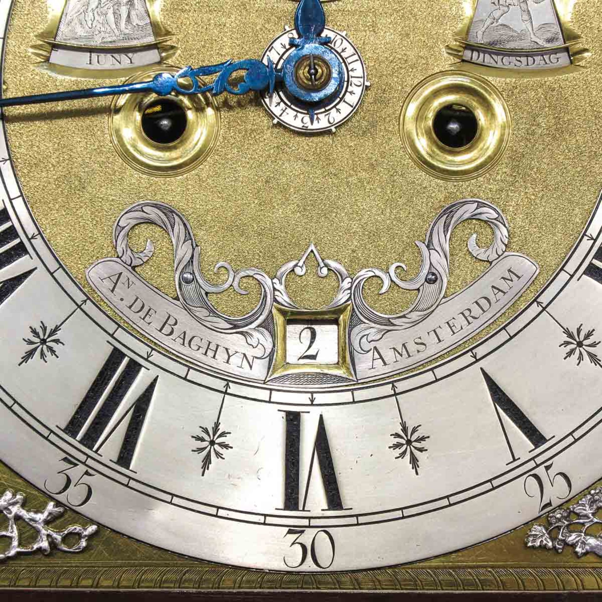 A Standing Amsterdam Clock Circa 1730 - Image 6 of 10