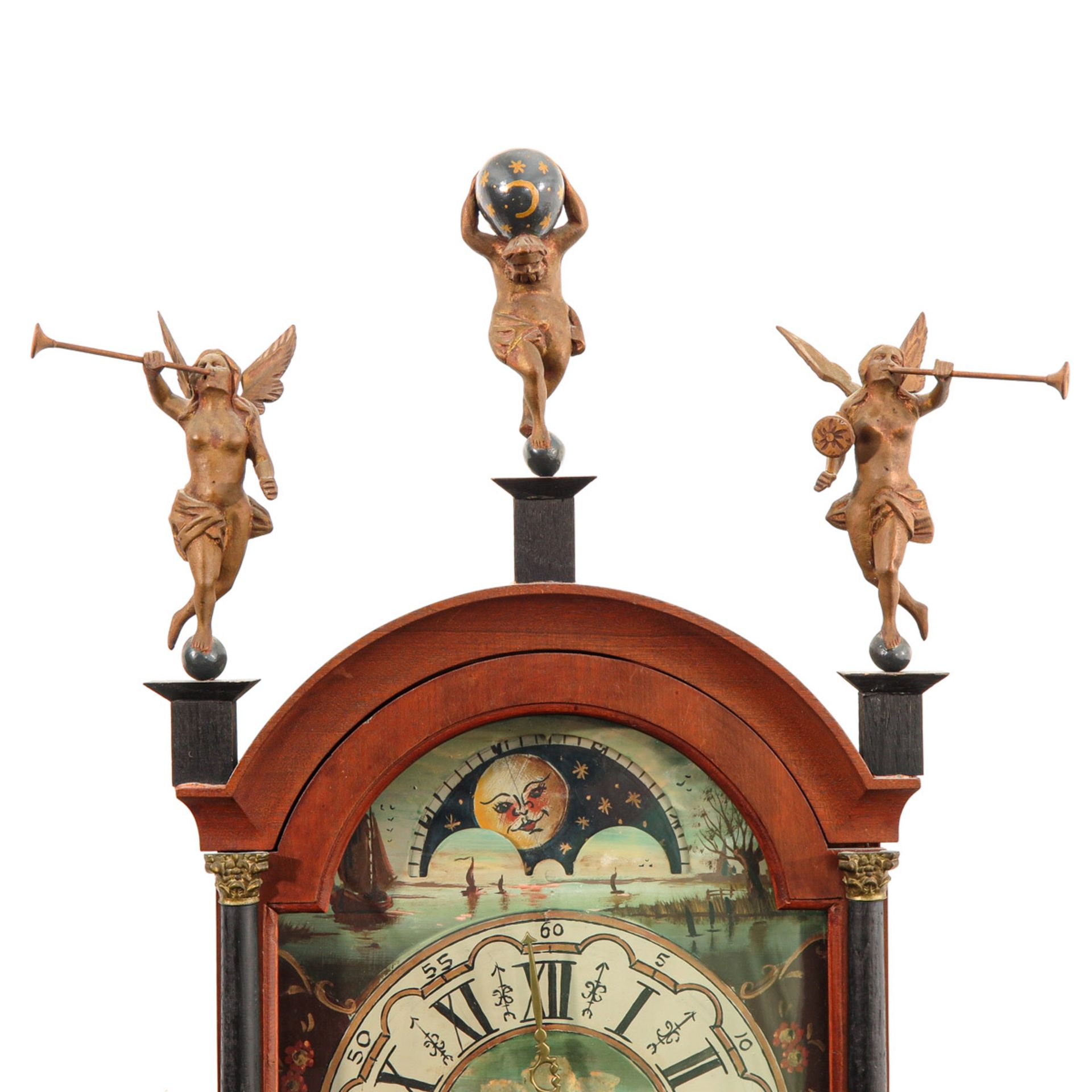 A 19th Century Friesland Wall Clock - Bild 7 aus 9