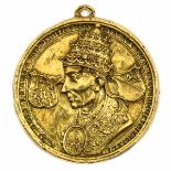 A Rare Gold Plated Token from Pope Adrian VI