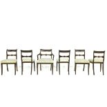 A Set of 6 19th Century English Mahogany Chairs