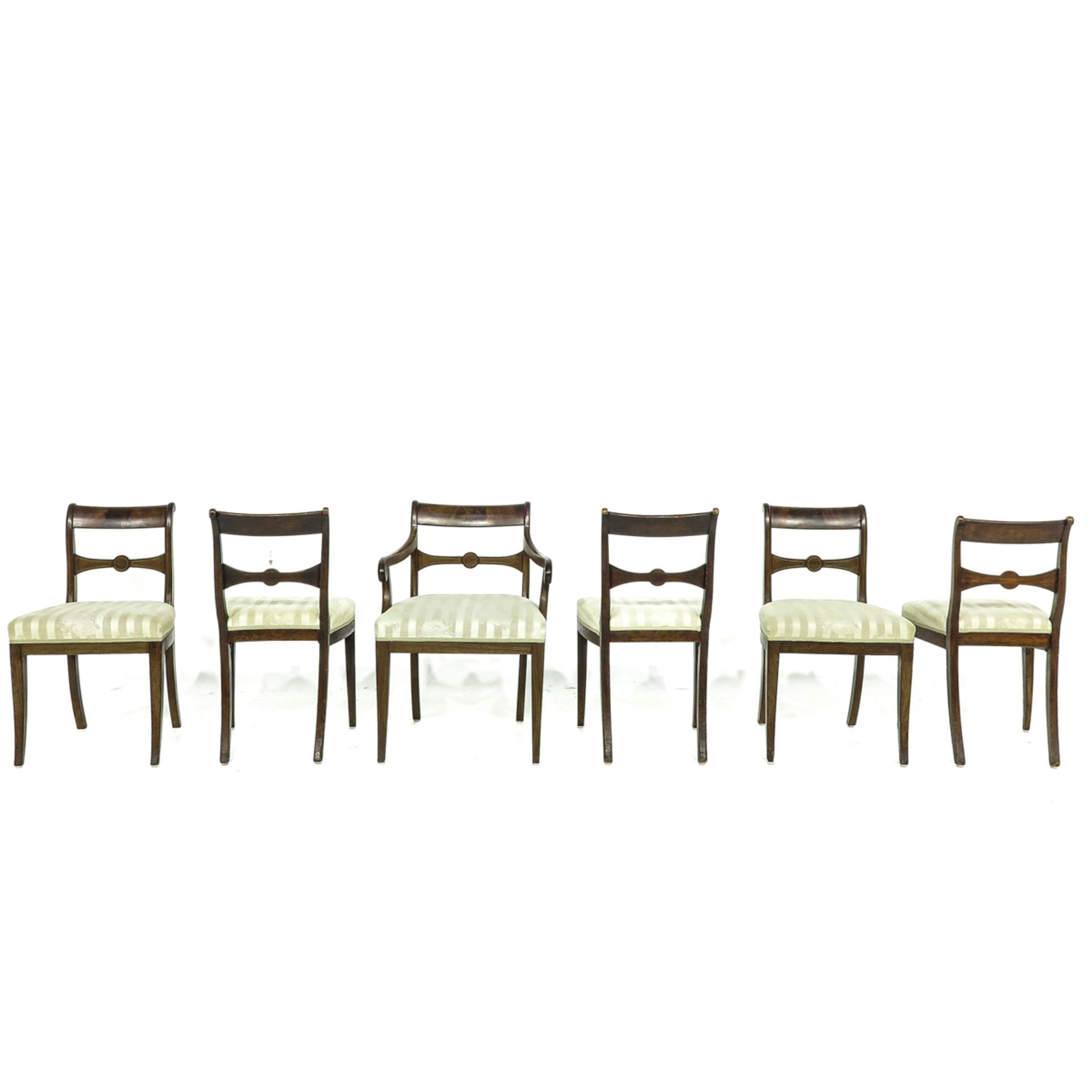 A Set of 6 19th Century English Mahogany Chairs