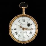 A Gold Pocket Watch Signed Lepin a Paris Circa 1770