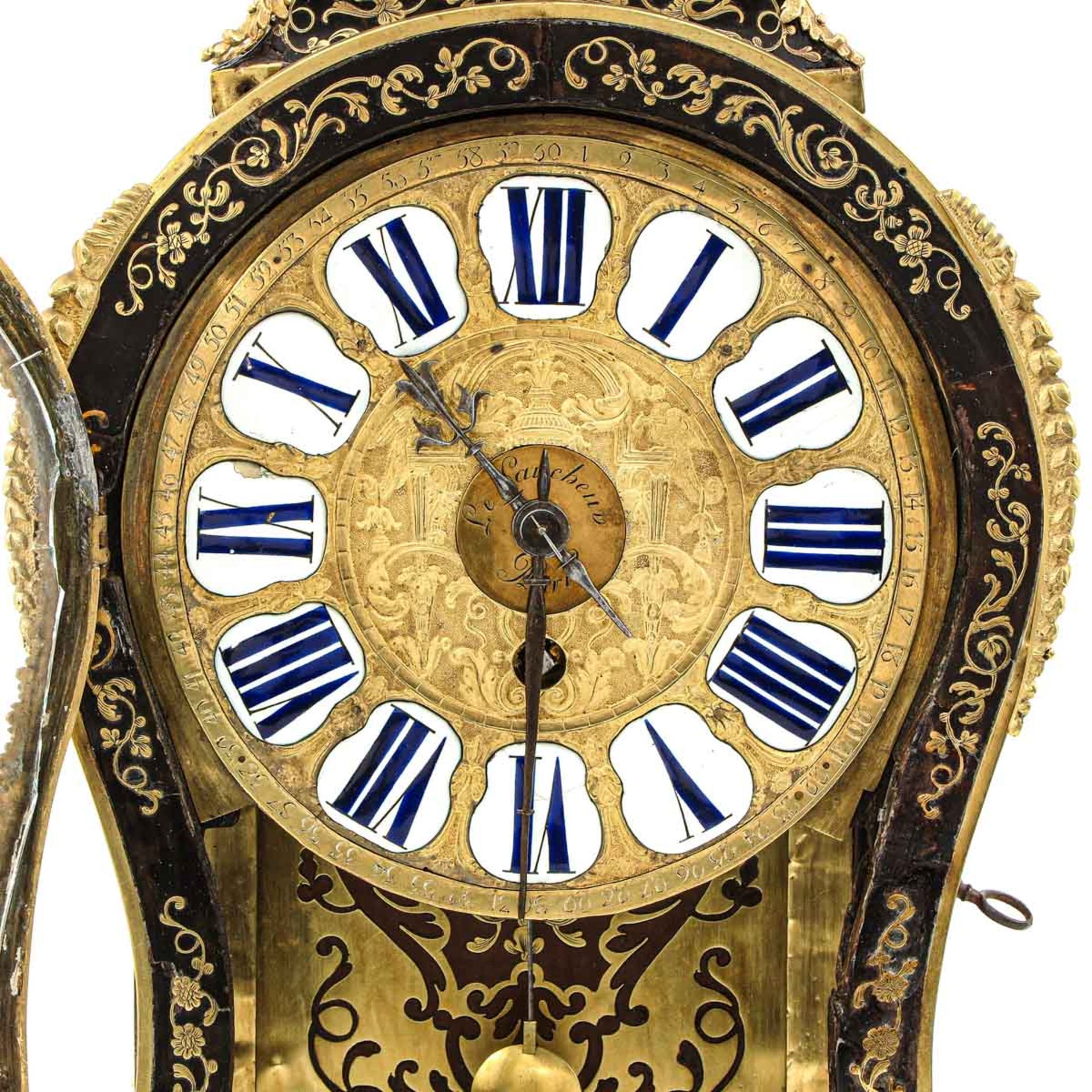A Neuchatel Clock Signed Gaucheuv Paris - Image 5 of 7