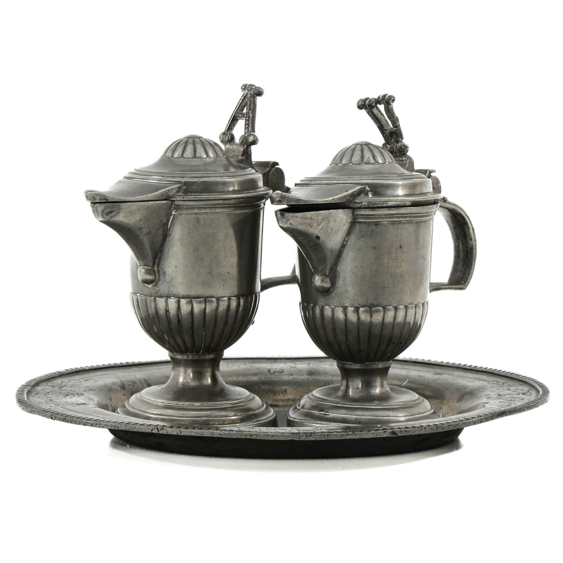 A Lot of 2 19th Century Water and Wine Set - Image 9 of 10
