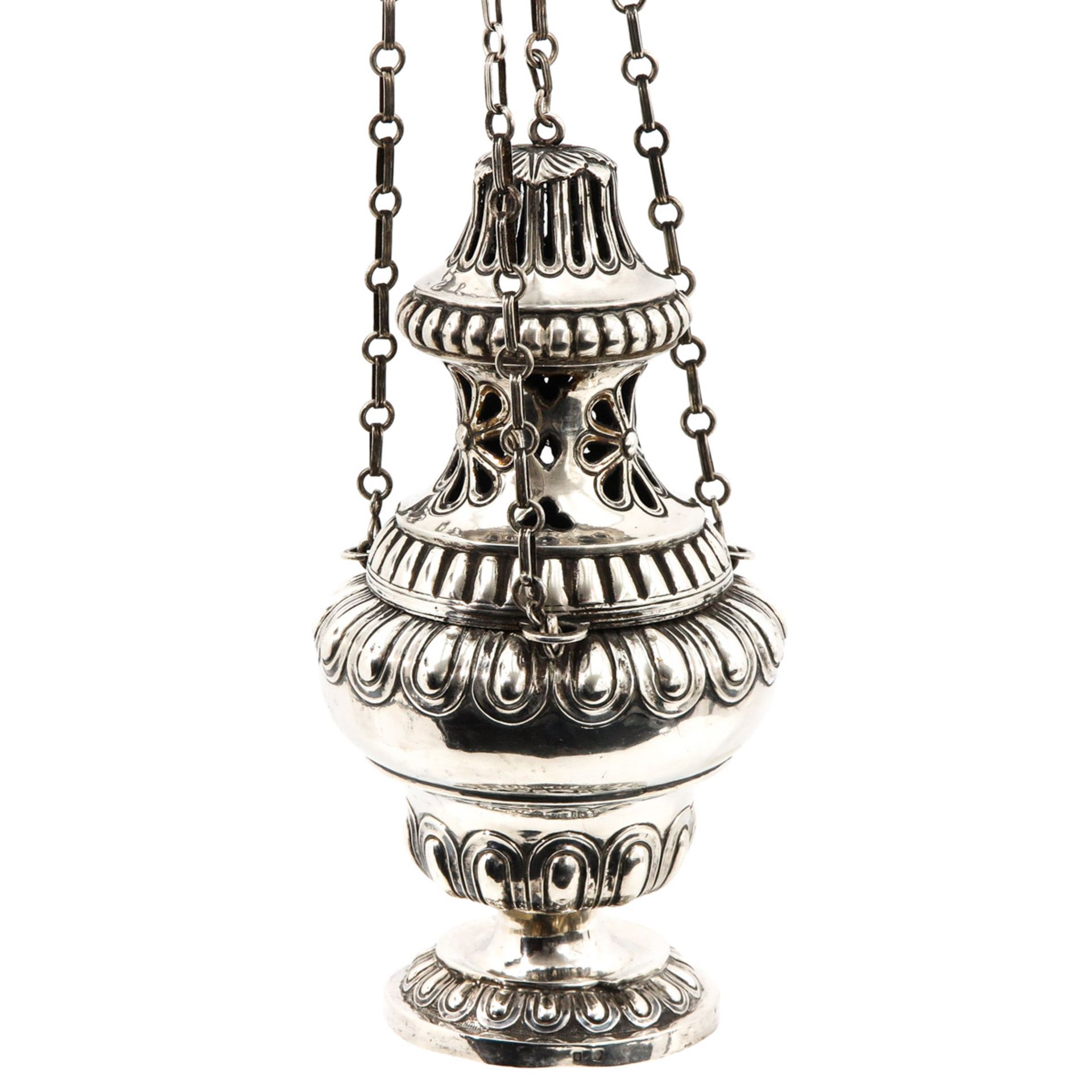 A Silver Incense Burner - Bild 4 aus 7