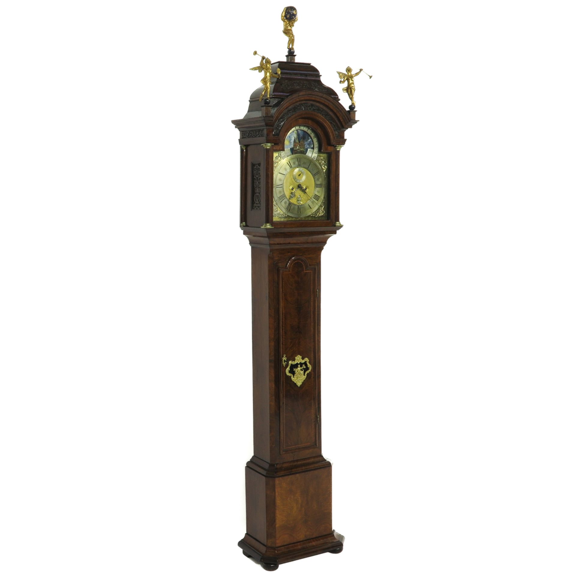 A Standing Clock Signed Dirk van Leeuwen Circa 1720 - Image 2 of 10