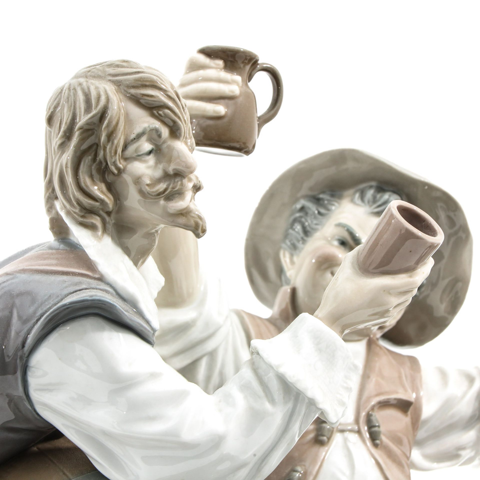 A Lladro Sculpture Titled Happy Drinkers - Bild 7 aus 9