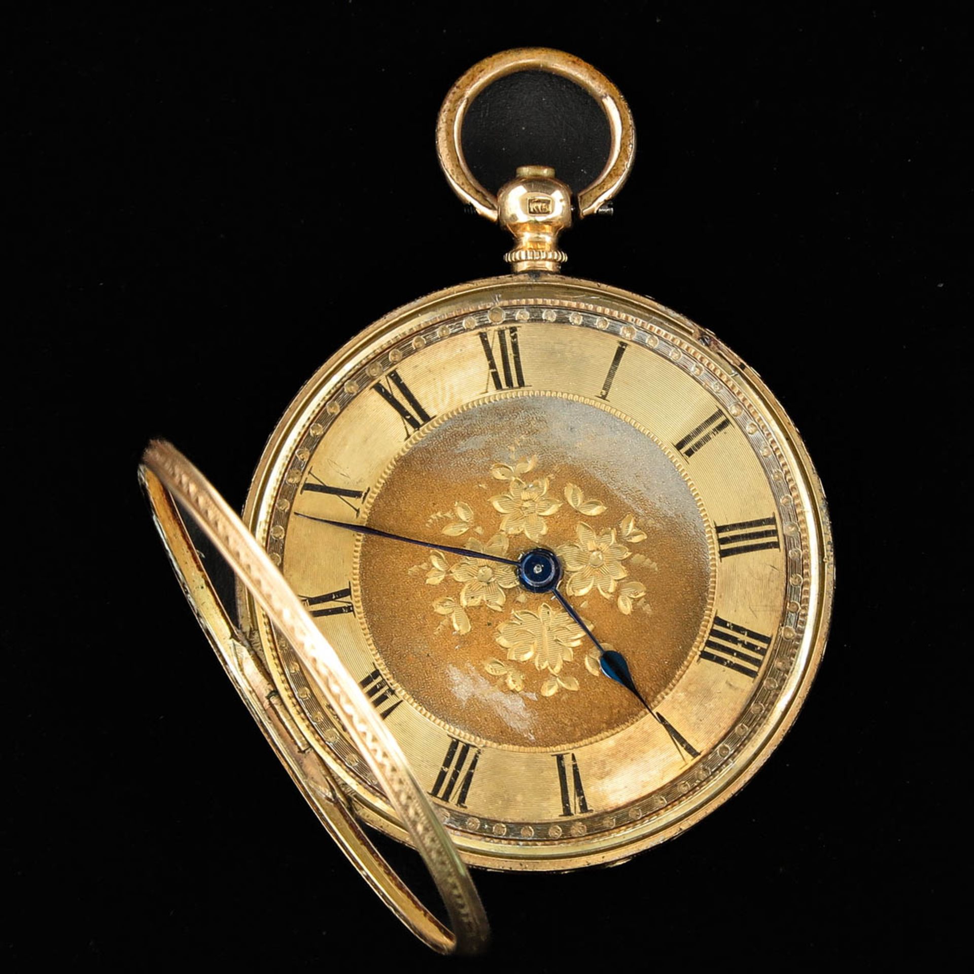 A Gold Pocket Watch - Bild 3 aus 6