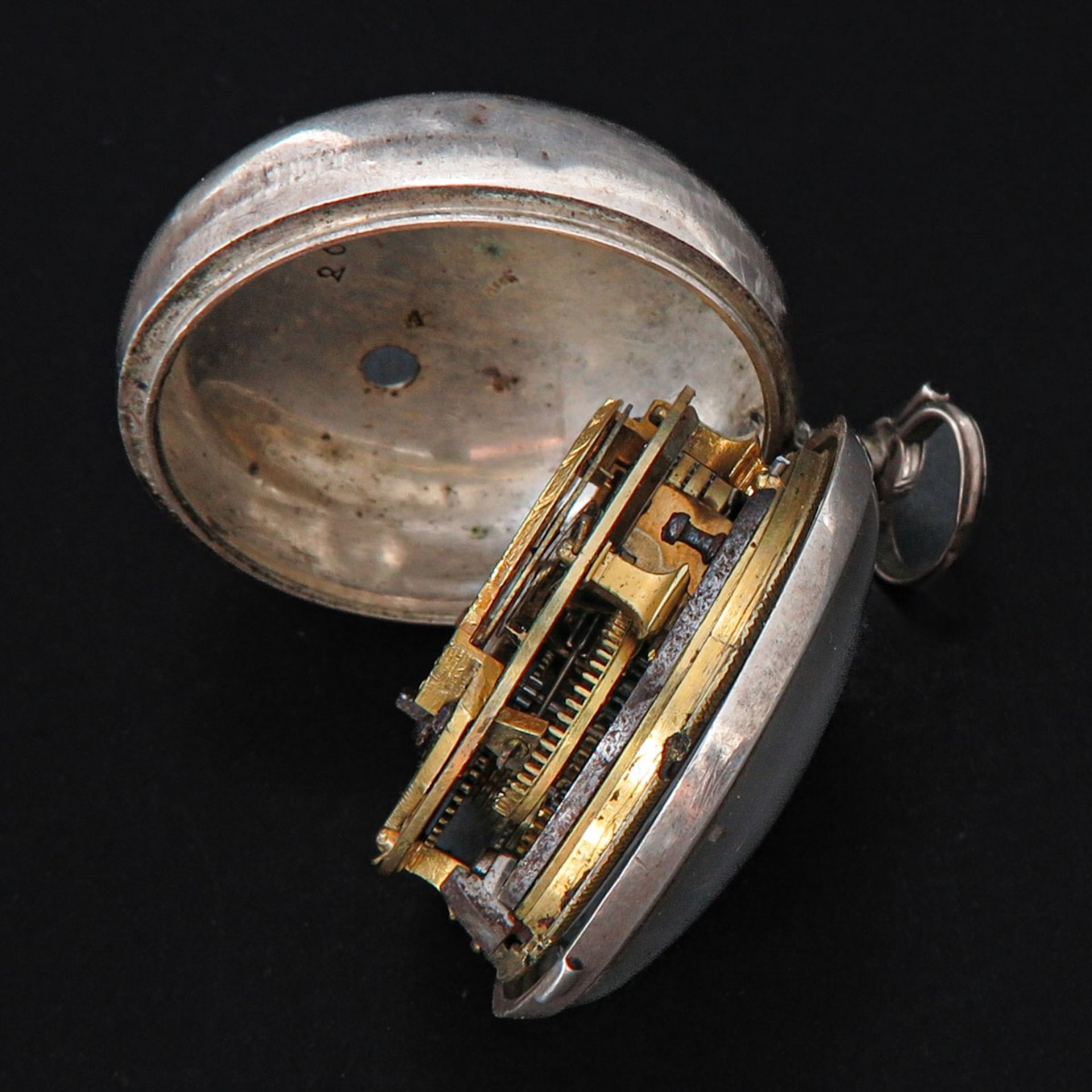 A Silver Pocket Watch Signed Witter London Circa 1760 - Bild 9 aus 9