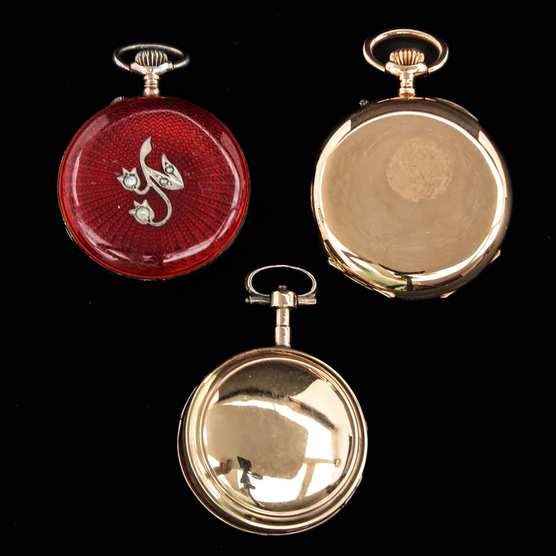 A Collection of 3 Pocket Watches - Bild 2 aus 8