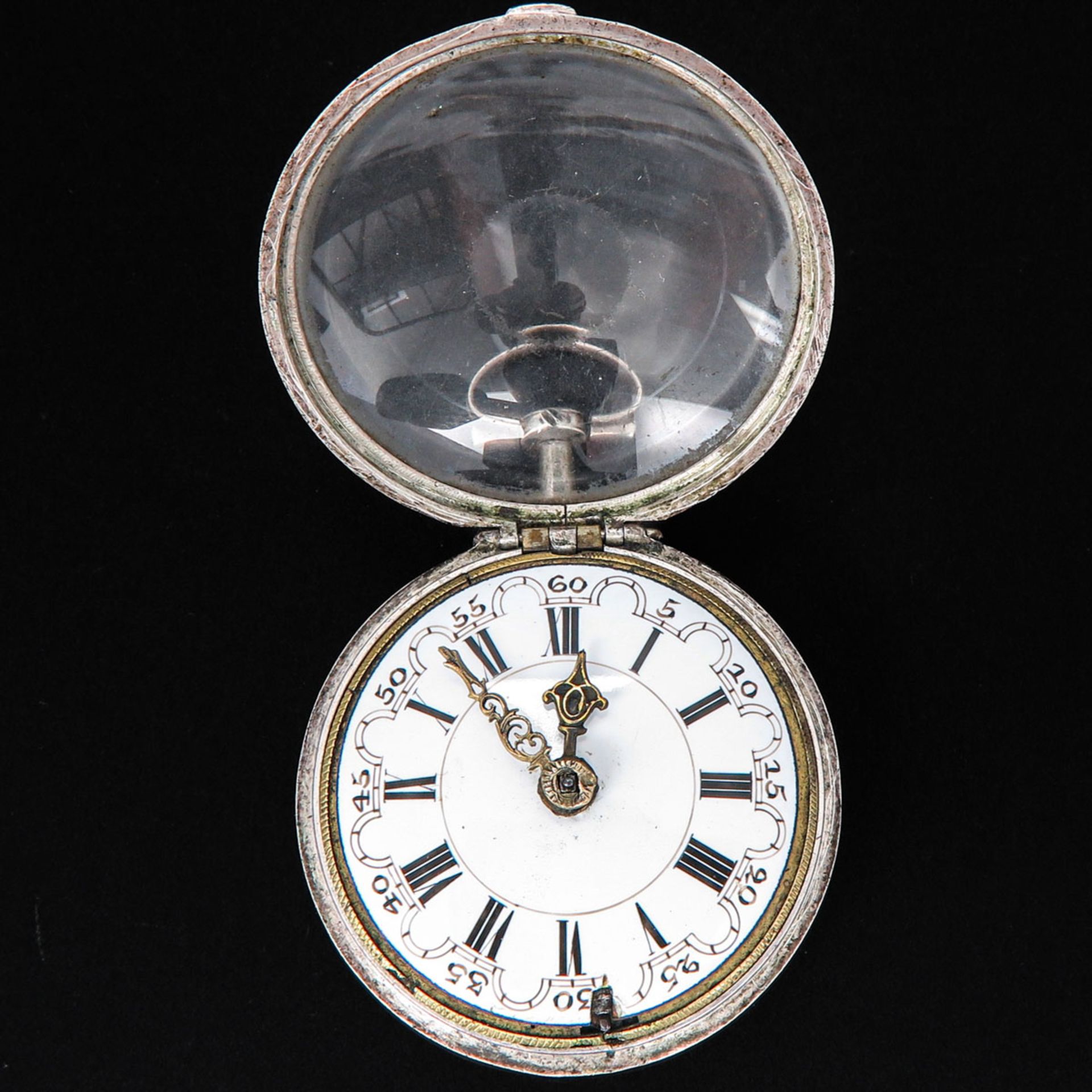 A Silver Pocket Watch Signed Witter London Circa 1760 - Bild 4 aus 9