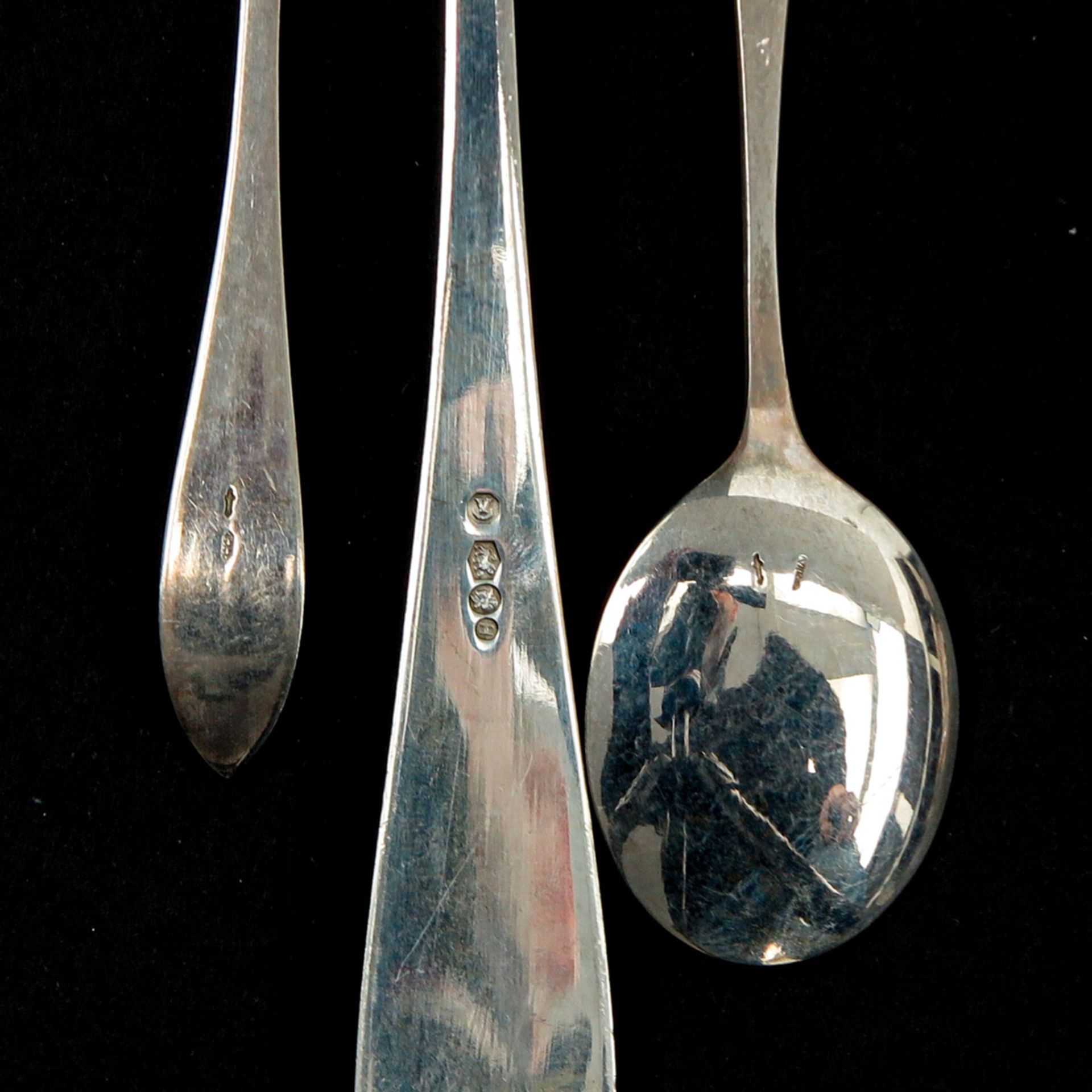 A Collection of Dutch Silver Cutlery - Bild 5 aus 8