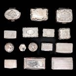 A Collection of 15 Silver Accessories