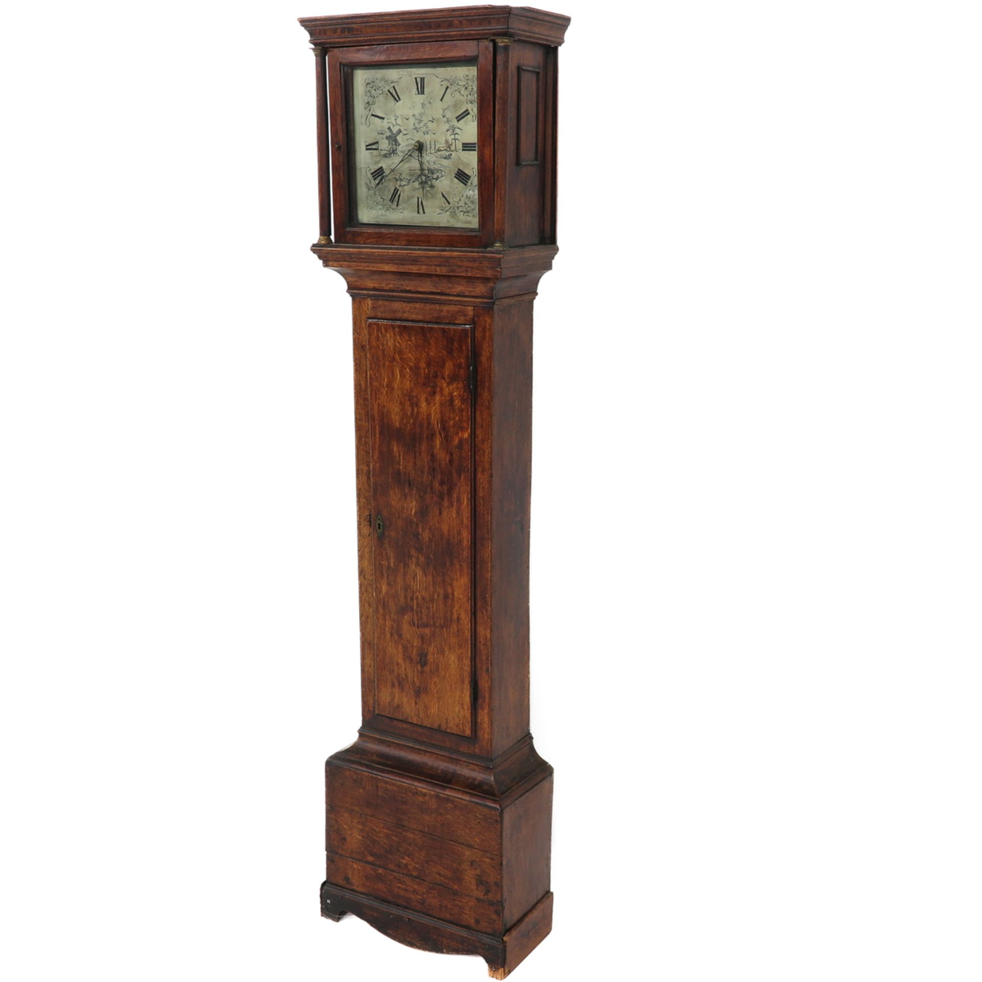 An English Standing Clock - Image 3 of 8