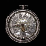 A Silver Pocket Watch Signed Cabrier London Circa 1770