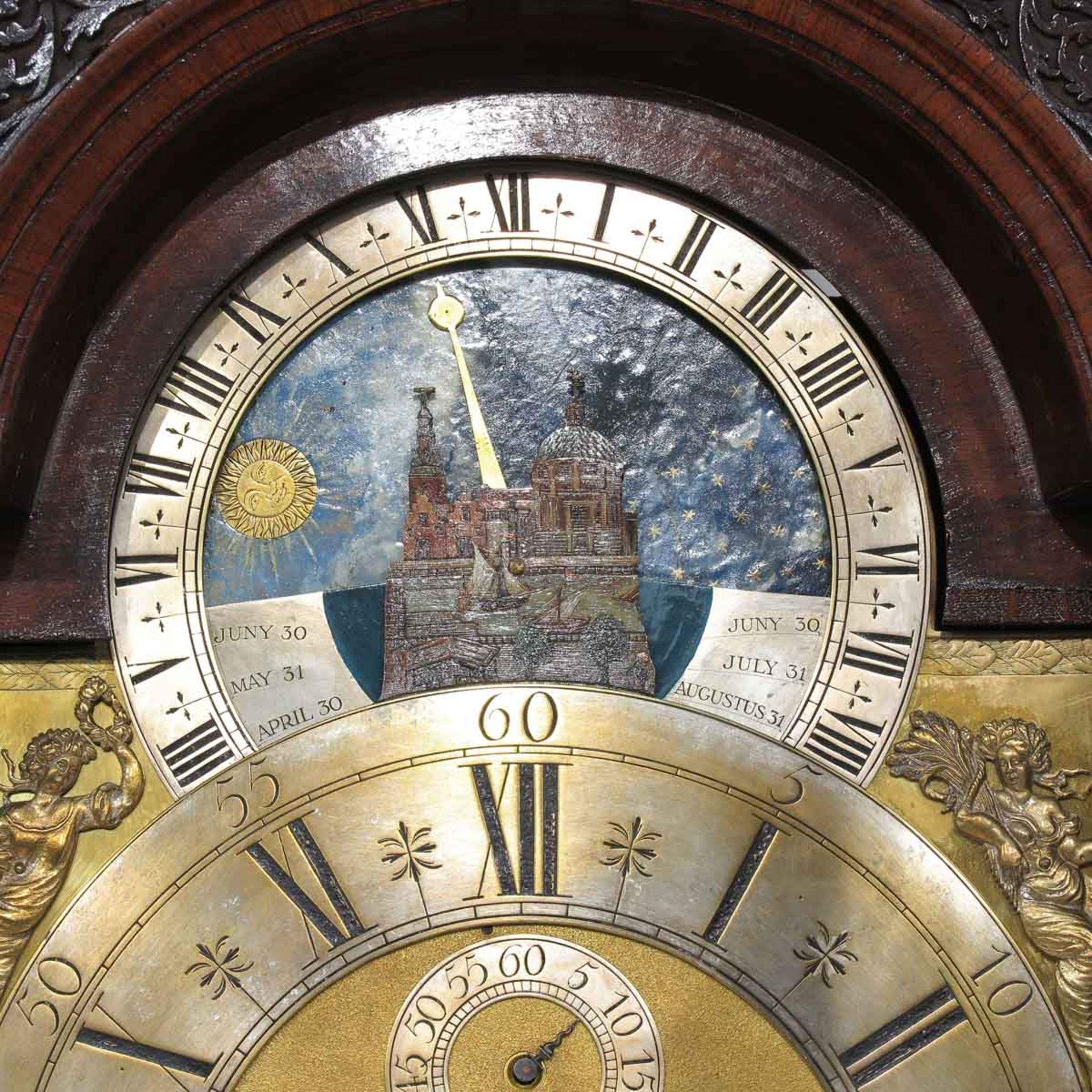 A Standing Clock Signed Dirk van Leeuwen Circa 1720 - Image 5 of 10