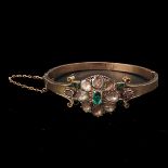 A 9KG Bracelet Set with Rose Cut Diamonds Circa 1800