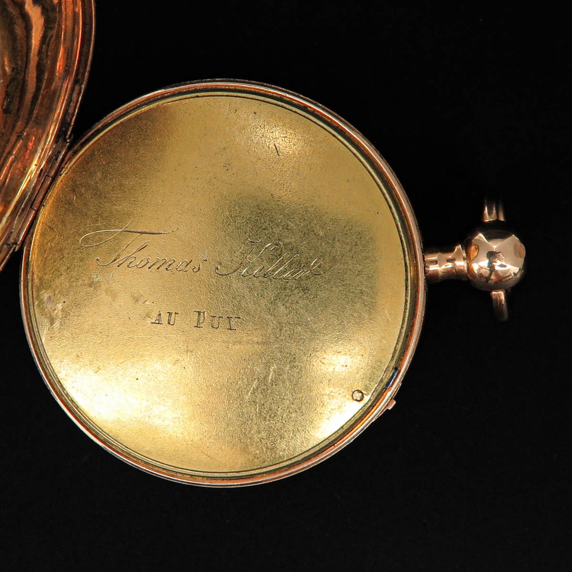 A Gold Pocket Watch Signed Thomas Keller Circa 1820 - Bild 4 aus 7