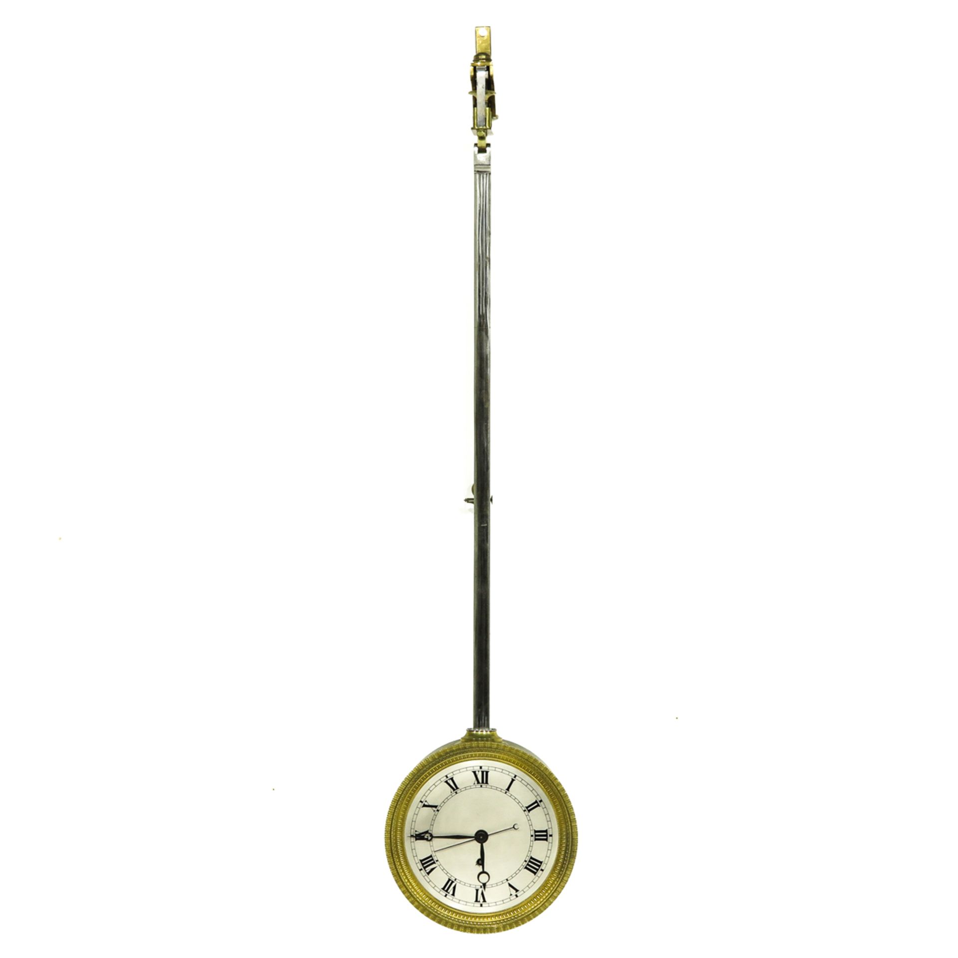 A 19th Century French Fire Gilt Wall Clock