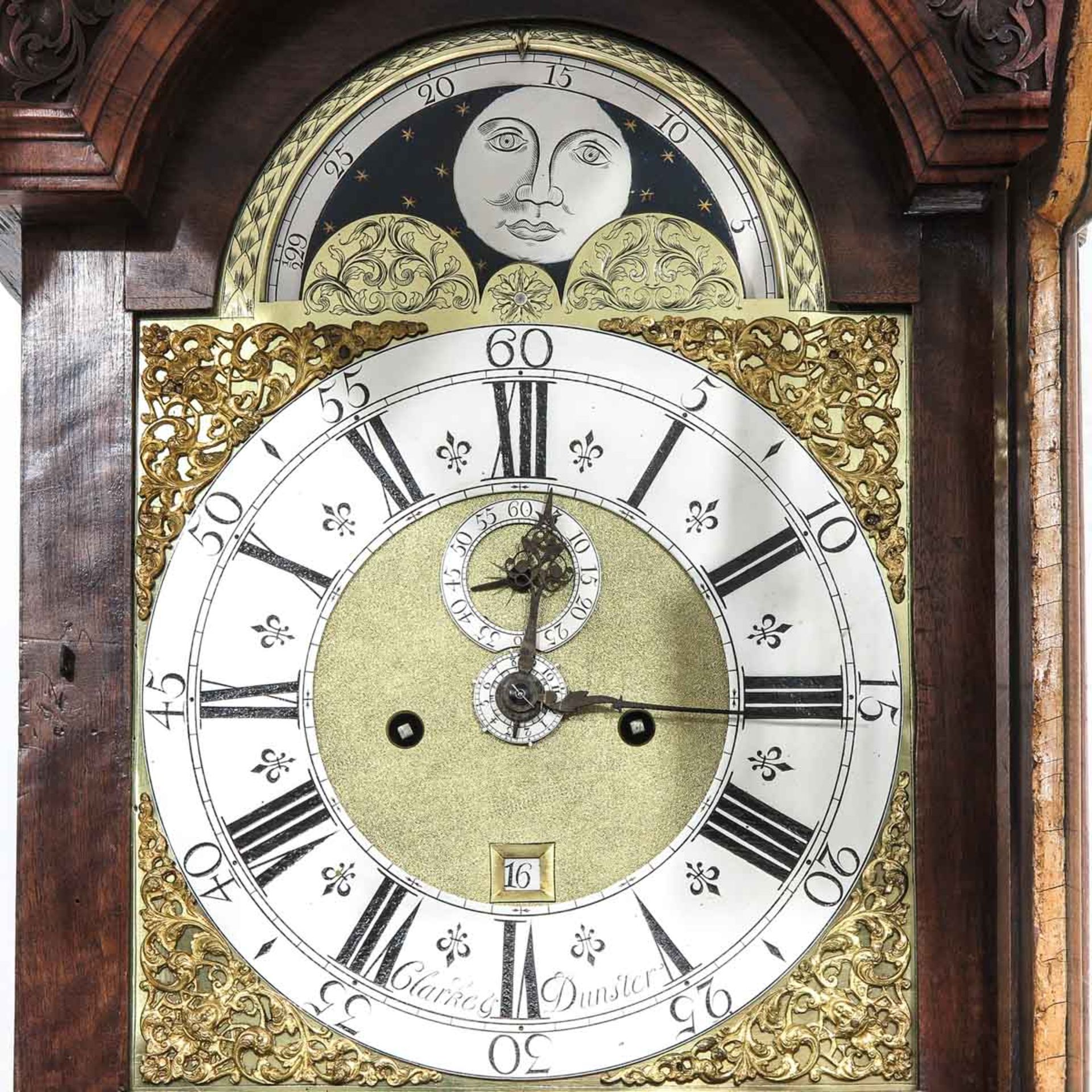 A Standing Clock Signed Clarke and Dunster Circa 1745 - Image 4 of 10
