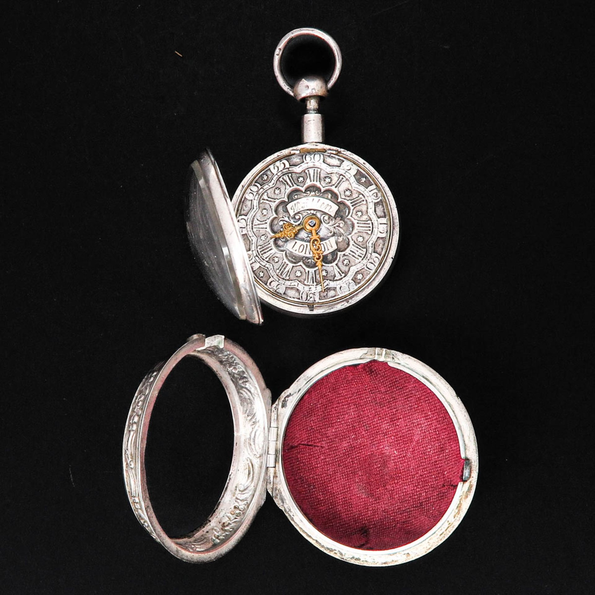 A Silver Pocket Watch Signed W. Allam London Circa 1770 - Bild 2 aus 9