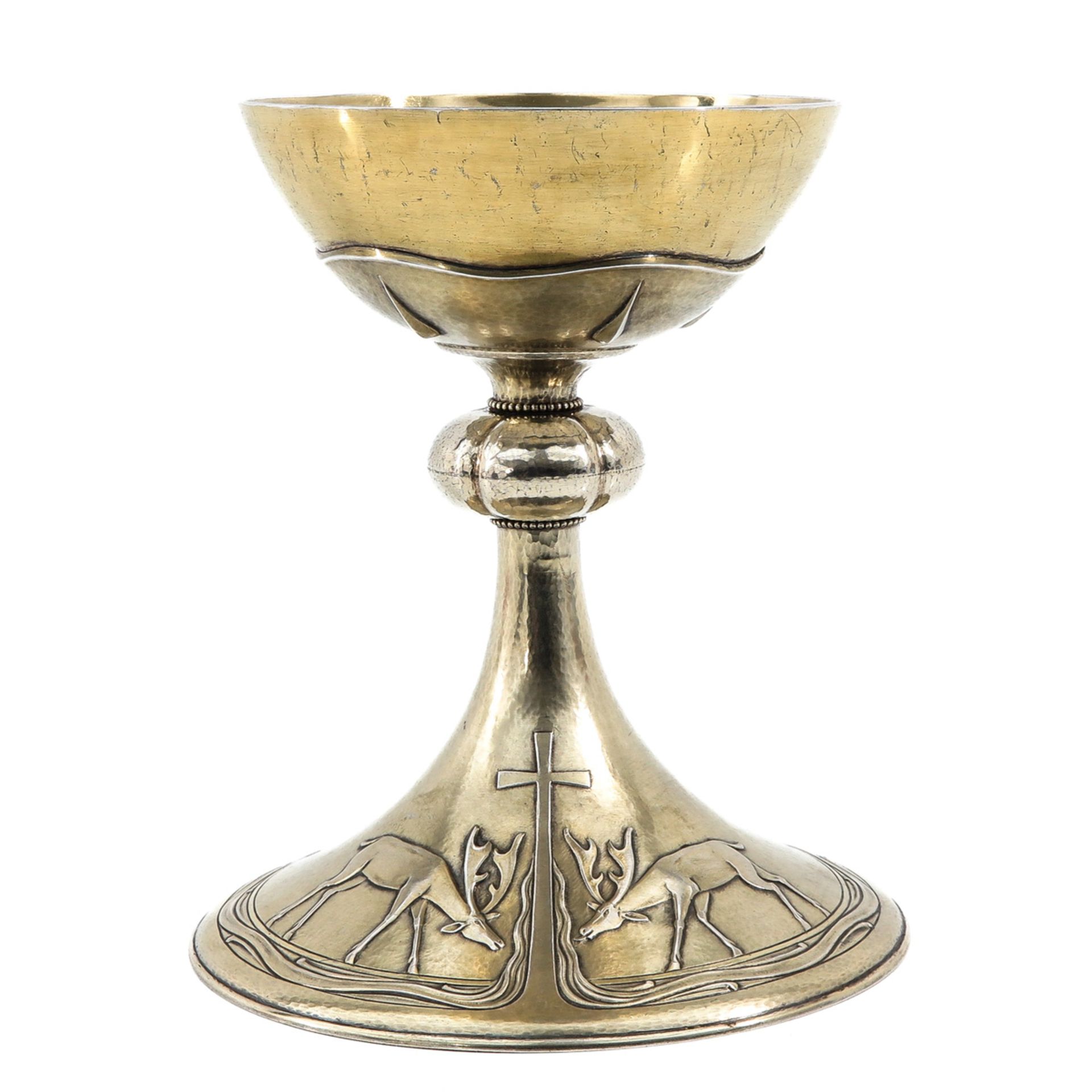 An Art Deco Silver Chalice