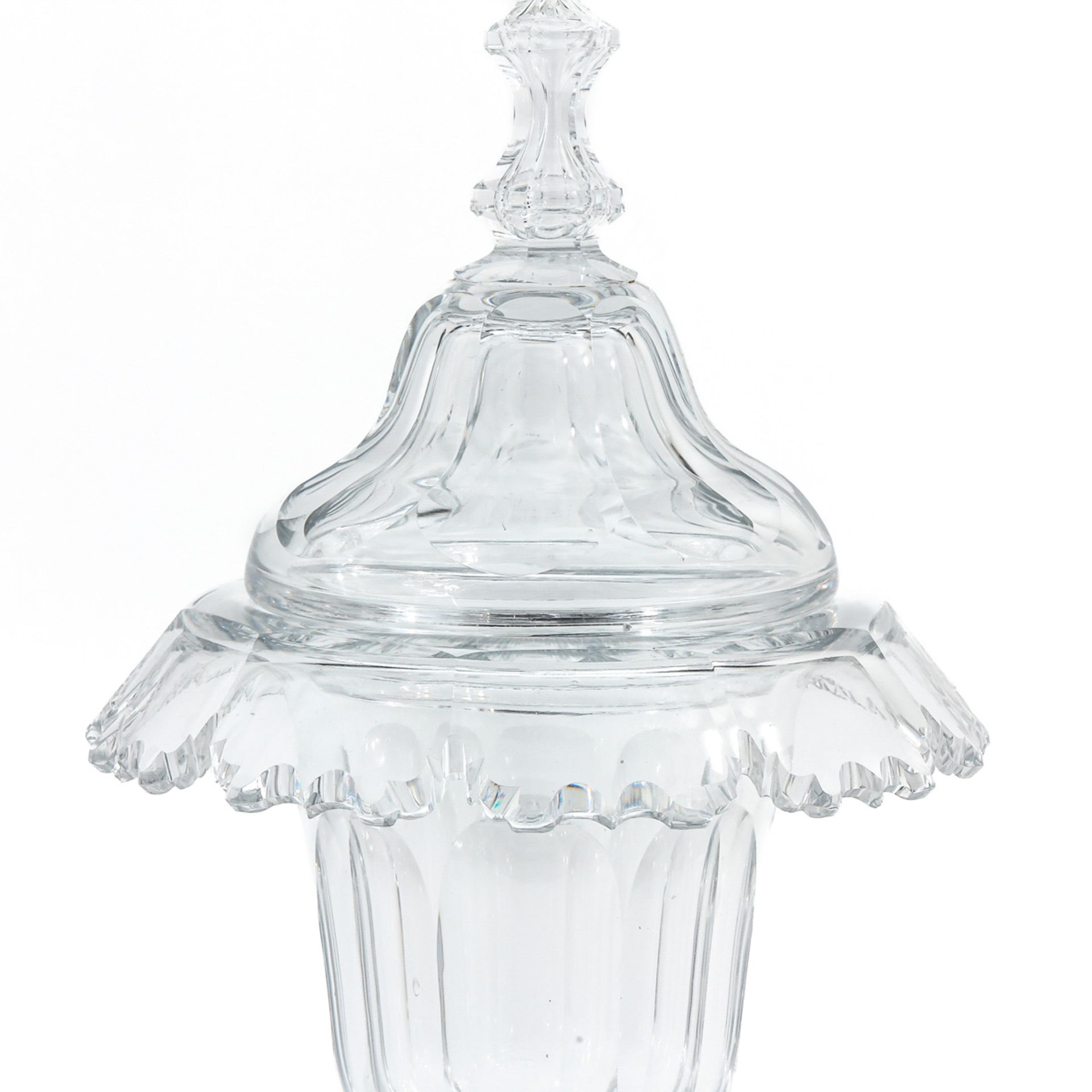 A Lot of 2 19th Century Crystal Coupes - Bild 7 aus 8