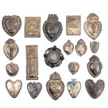 A Collection of 19 Silver Shields