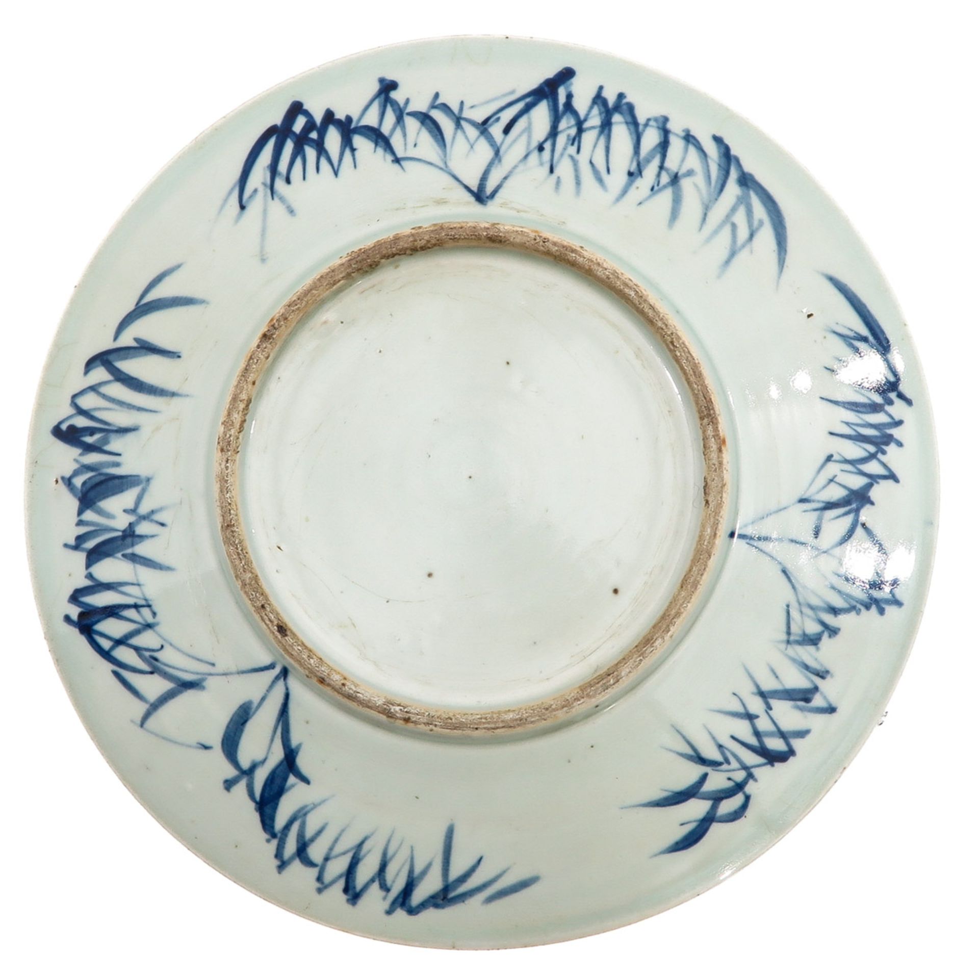 A Blue and White Dragon Plate - Bild 2 aus 5