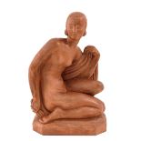 A Terracotta Sculpture Signed G. Chauvel