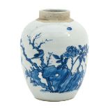 A Blue and White Jar