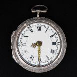 A Silver Pocket Watch Signed Tarts London Circa 1770