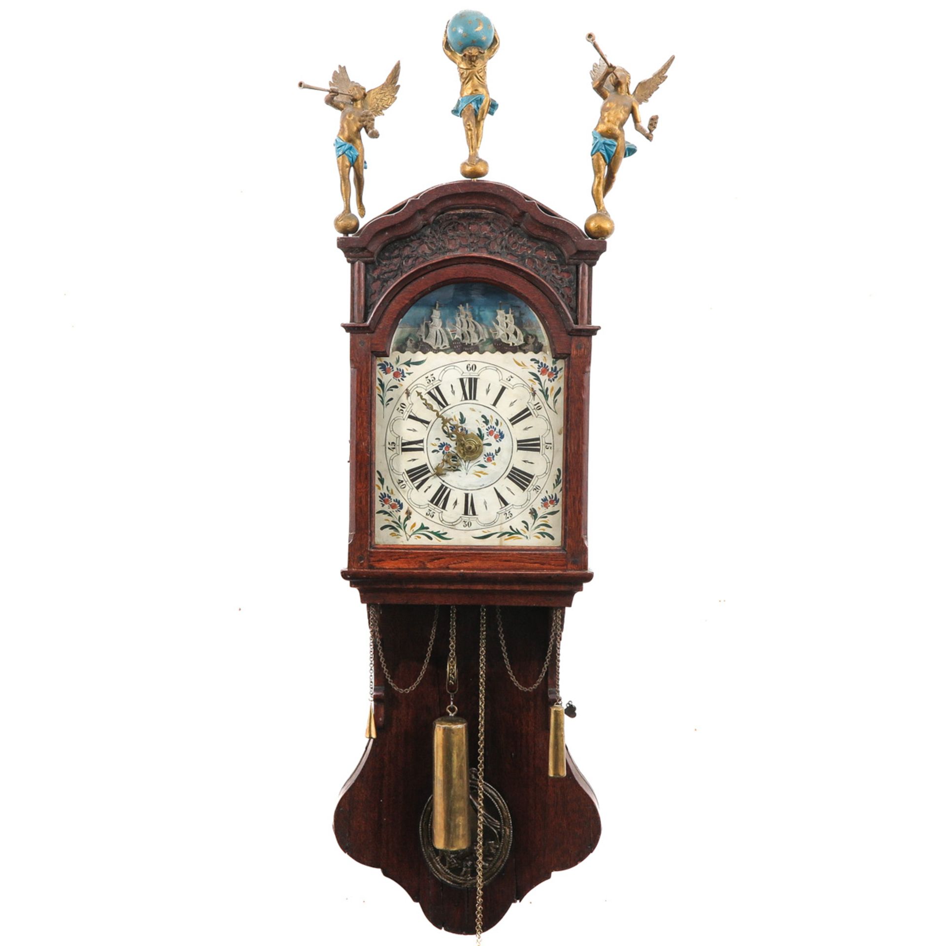 A 19th Mechanical Wall Clock