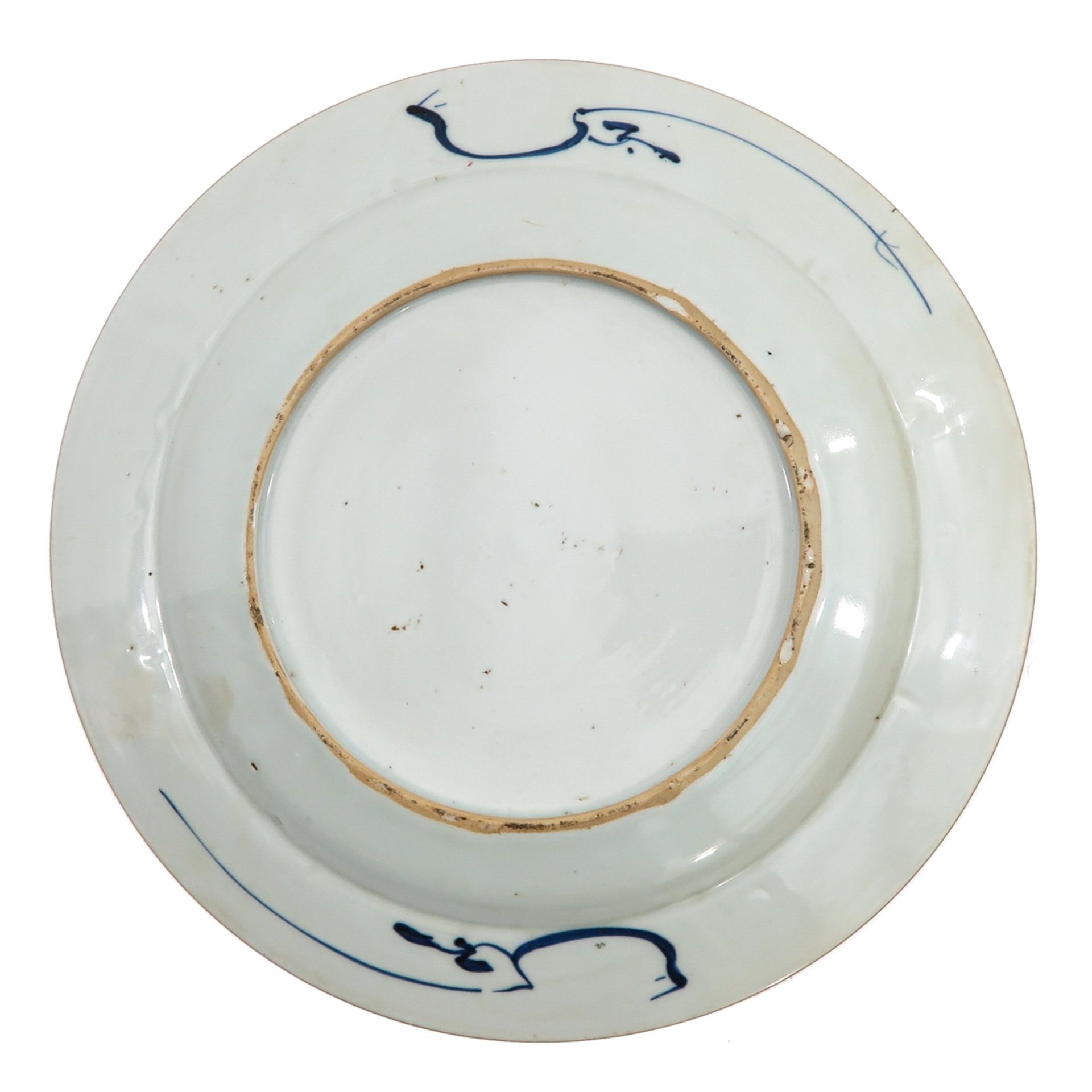 A Lot of 2 Blue and White Plates - Image 4 of 9