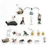 A Collection of 18 Rosenthal Sculptures