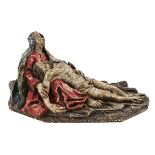 An 18th Century Polychrome Pieta Sculpture