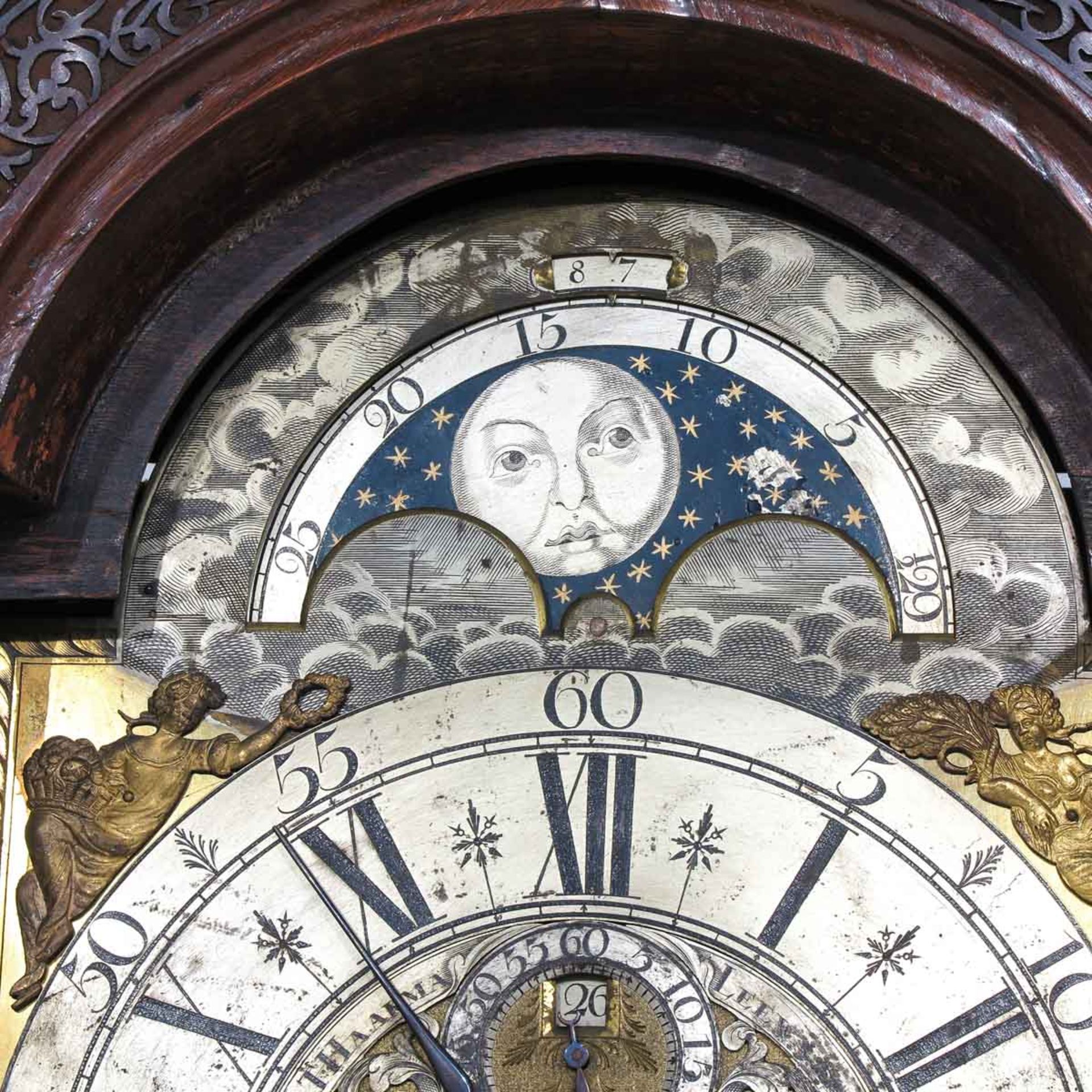 A Standing Clock Signed A en T Haakma Leeuwarden Circa 1750 - Bild 5 aus 10