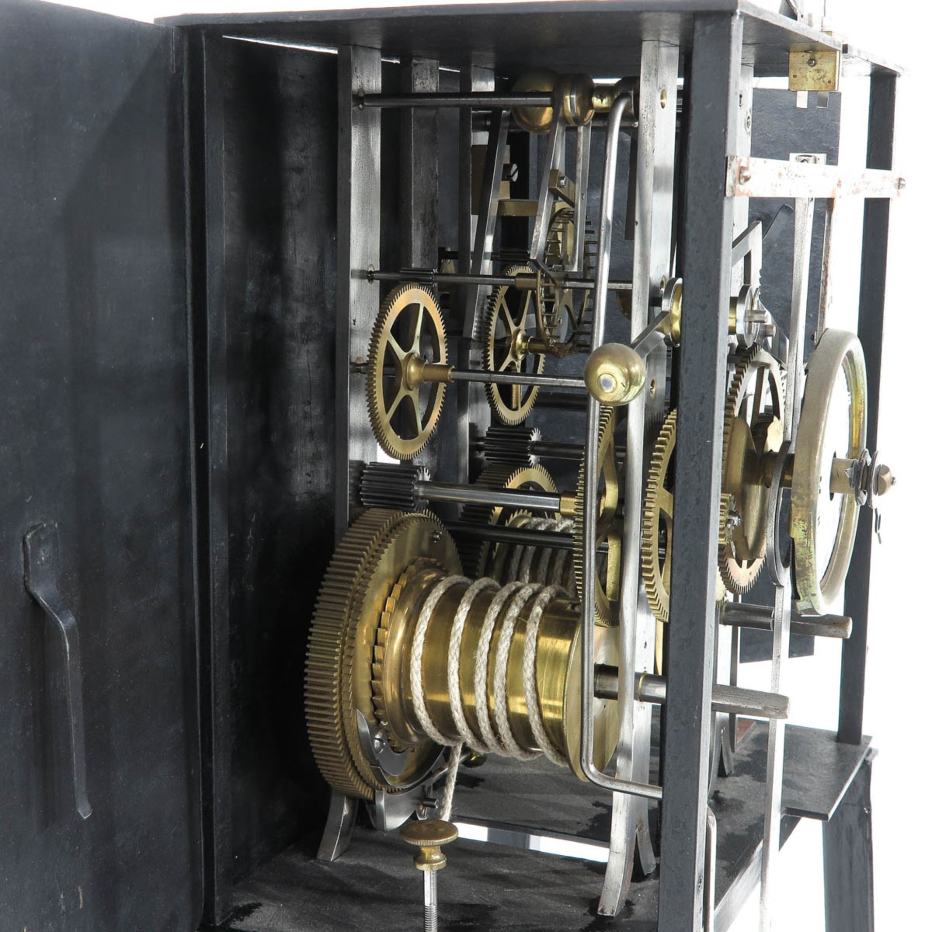 A Turret Clock or Torenuurwerk Signed Macon Grenoble - Bild 6 aus 9