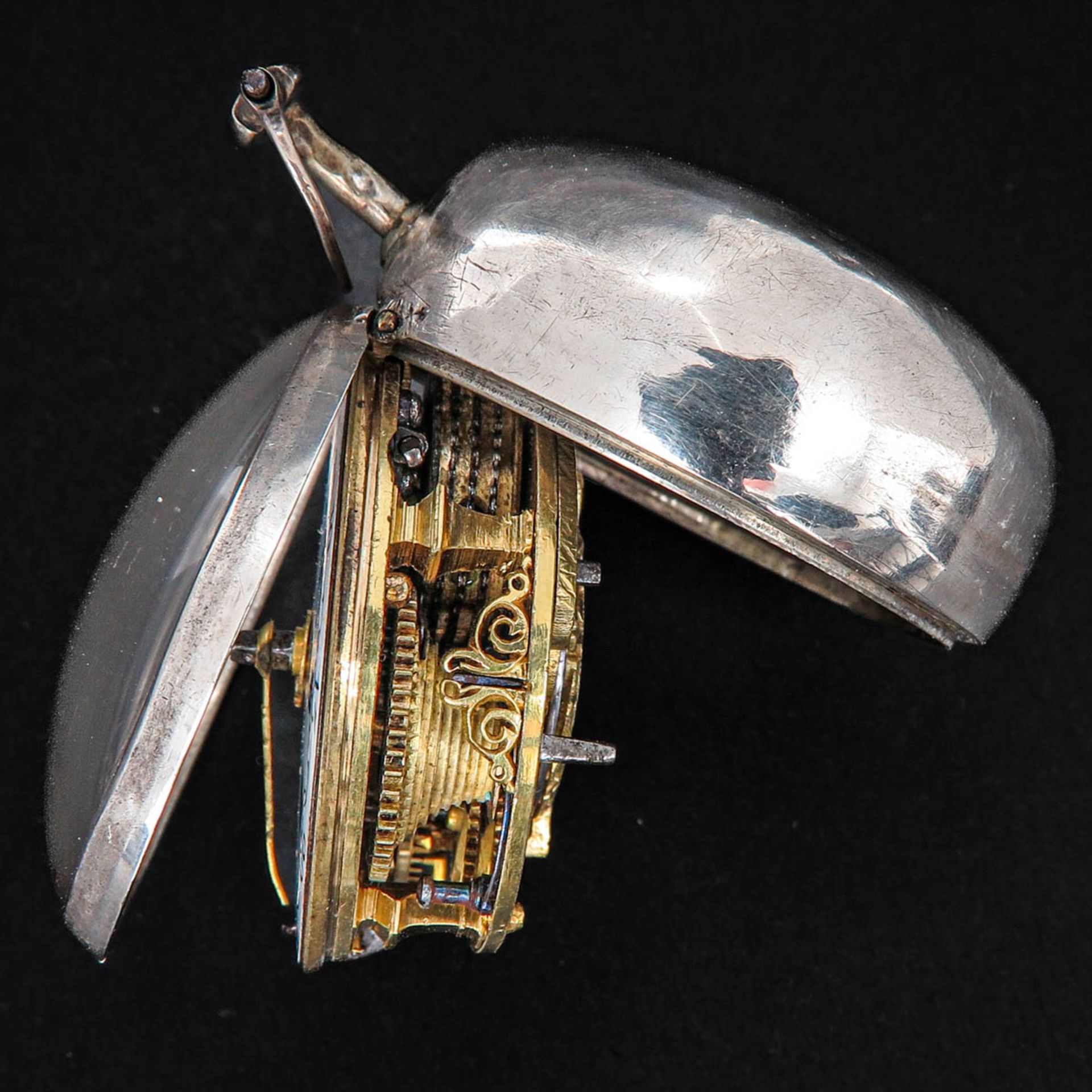 A Silver Pocket Watch Signed Tarts London Circa 1770 - Bild 7 aus 8