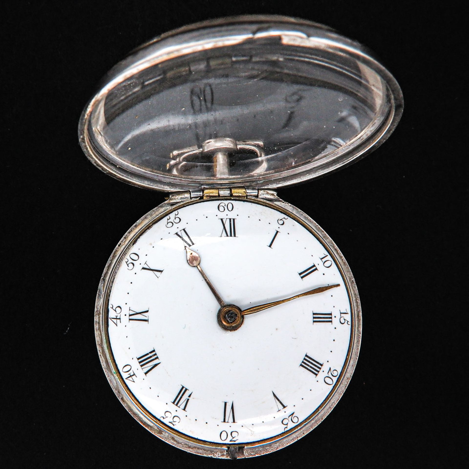A Silver Pocket Watch Signed J. Richards London - Bild 4 aus 9