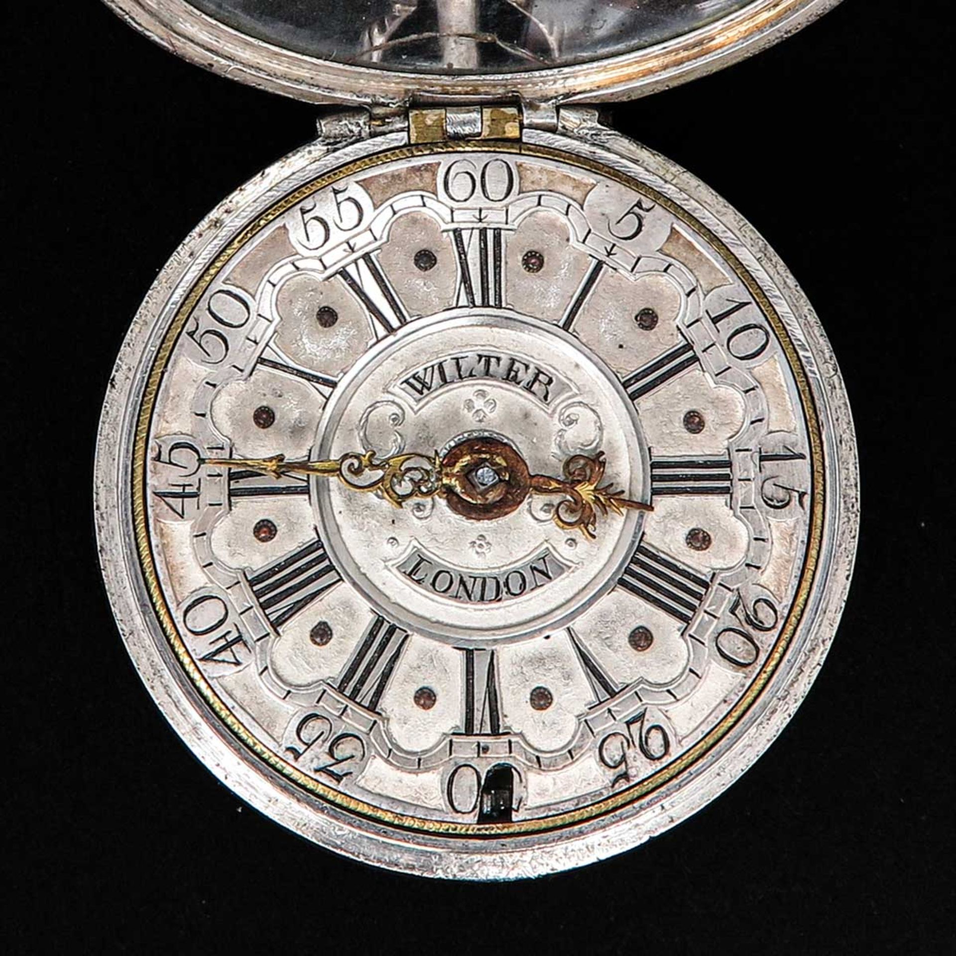 A Silver Pocket Watch Signed John Witter London Circa 1740 - Bild 4 aus 9